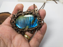Load image into Gallery viewer, blue labradorite necklace