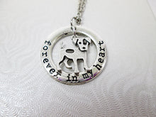 Load image into Gallery viewer, Forever in My heart Jack Russell Terrier Dog necklace
