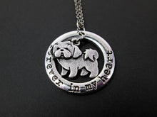 Load image into Gallery viewer, Shih Tzu Dog necklace close up view