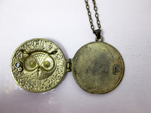 Load image into Gallery viewer, inside view of owl locket