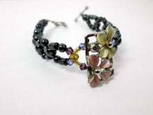 Load image into Gallery viewer, magnetic hematite bangle bracelet cuff