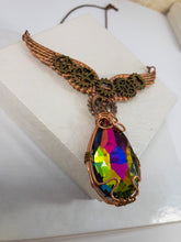 Load image into Gallery viewer, side view of steampunk gear necklace