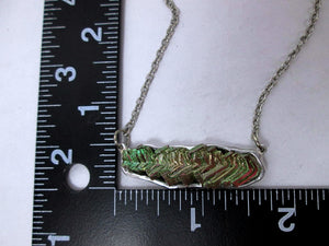 bismuth pendant necklace