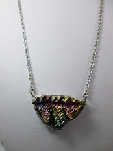 Load image into Gallery viewer, triangle bismuth necklace