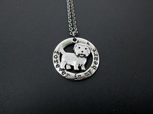 west highland terrier dog necklace