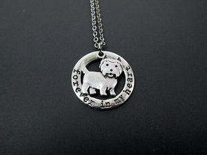 westie dog necklace