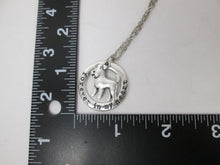 Load image into Gallery viewer, airedale terrier dog necklace with measurement