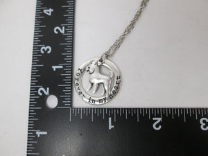 airedale terrier dog necklace with measurement