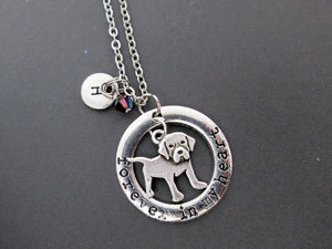 labrador necklace with personalization