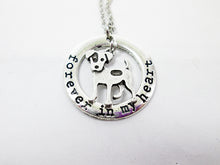 Load image into Gallery viewer, forever in my heart jack russell terrier necklace