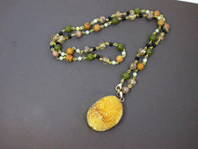 Load image into Gallery viewer, convertible semi precious stone necklace