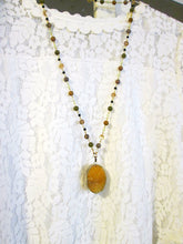 Load image into Gallery viewer, long gemstone necklace