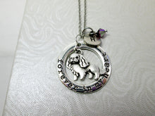 Load image into Gallery viewer, forever in my heart spaniel dog necklace