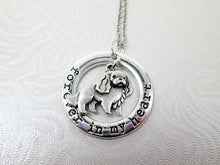 Load image into Gallery viewer, spaniel dog necklace