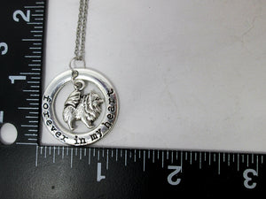 pomeranian dog necklace with measurement