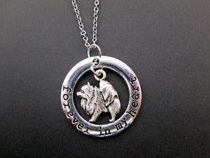 pomeranian dog necklace