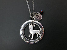 Load image into Gallery viewer, forever in my heart husky necklace with personalization
