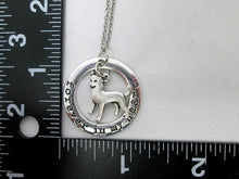 Load image into Gallery viewer, husky necklace with measurement