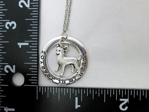 husky necklace with measurement