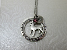 Load image into Gallery viewer, personalized husky dog necklace 