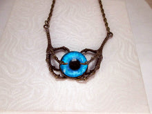 Load image into Gallery viewer, glowing eye claw pendant necklace