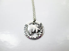 Load image into Gallery viewer, Forever in my heart Cat Memorial Necklace Sentimental Cat Loss Gift