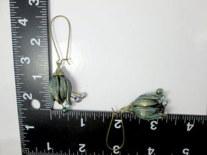 flower earrings with measurement