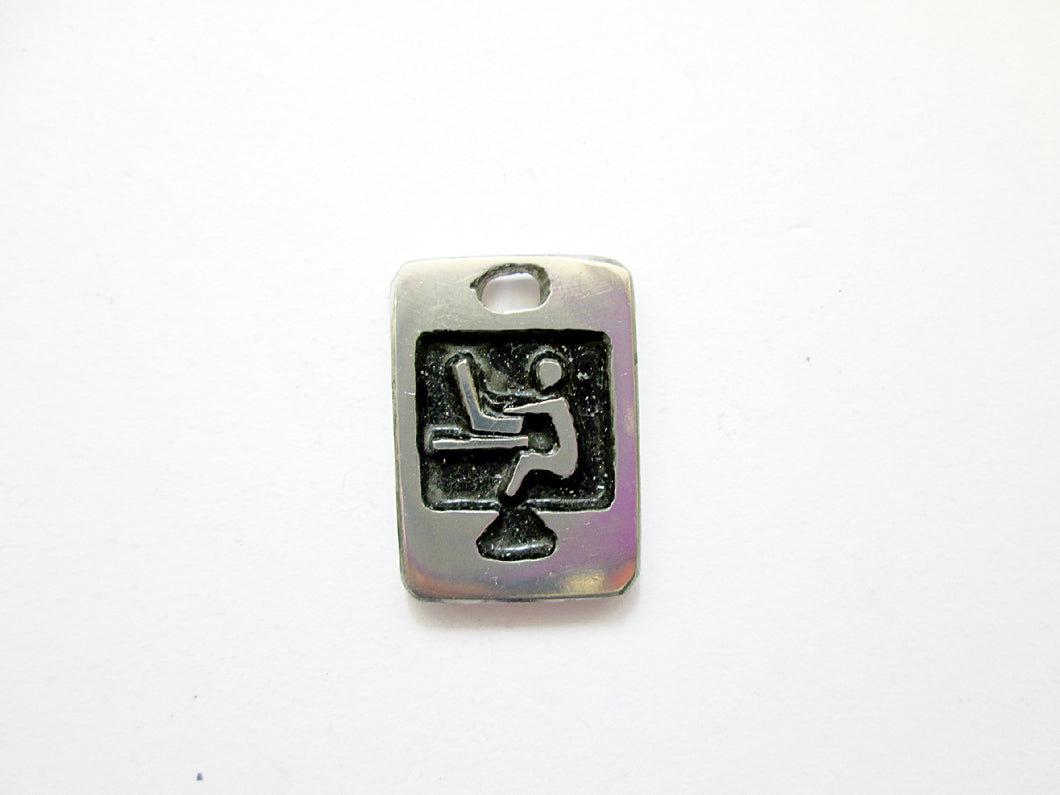 Video gamer computer geek pendant