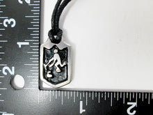 Load image into Gallery viewer, showing measurement of curling player pendant 