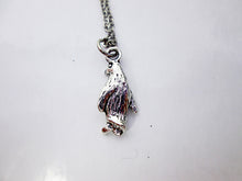 Load image into Gallery viewer, back view of penguin necklace