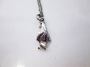 back view of penguin necklace