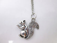 Load image into Gallery viewer, small squirrel necklace