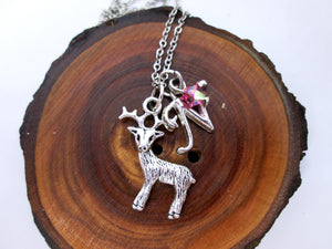 moose deer necklace