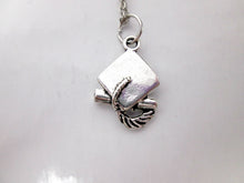 Load image into Gallery viewer, square academic cap necklace
