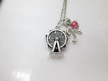 Load image into Gallery viewer, ferries wheel carnival necklace