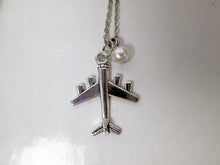 Load image into Gallery viewer, airplane necklace