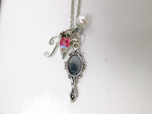 Load image into Gallery viewer, tiny dainty mirror necklace