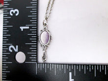 Load image into Gallery viewer, mirror necklace with measurement