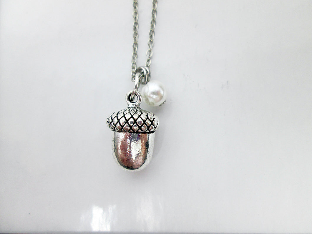 acorn necklace