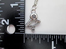 Load image into Gallery viewer, hairdresser necklace with measurement