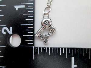 hairdresser necklace with measurement