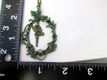 Load image into Gallery viewer, Tinkerbell fairy necklace with measurement