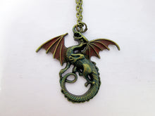 Load image into Gallery viewer, fantasy dragon necklace