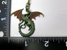Load image into Gallery viewer, dragon necklace with measurement