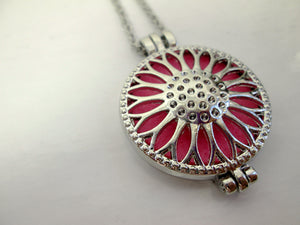 sunflower perfume necklace