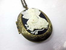 Load image into Gallery viewer, large oval fairy locket