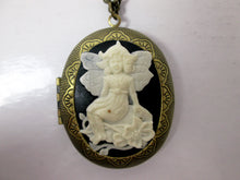 Load image into Gallery viewer, large fairy locket necklace