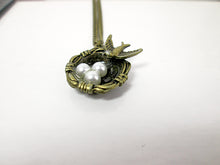 Load image into Gallery viewer, small mama bird necklace