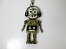 Load image into Gallery viewer, funky robot necklace