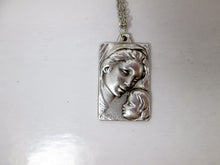 Load image into Gallery viewer, mother of god and baby pendant necklace